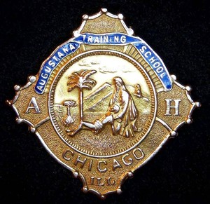 Unique Personalized 1933 14k Gold Chicago Augustana Nursing Academy Graduation Pin, 6.94g