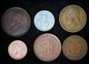(6) Tougher Find World Coins