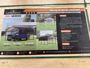 16 x 13 Ft Metal Carport