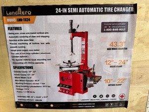 24-IN Semi Automatic Tire Changer