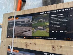 26 x 13 Ft Metal Carport