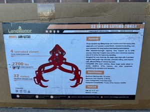 32 In Log Lifting Tongs