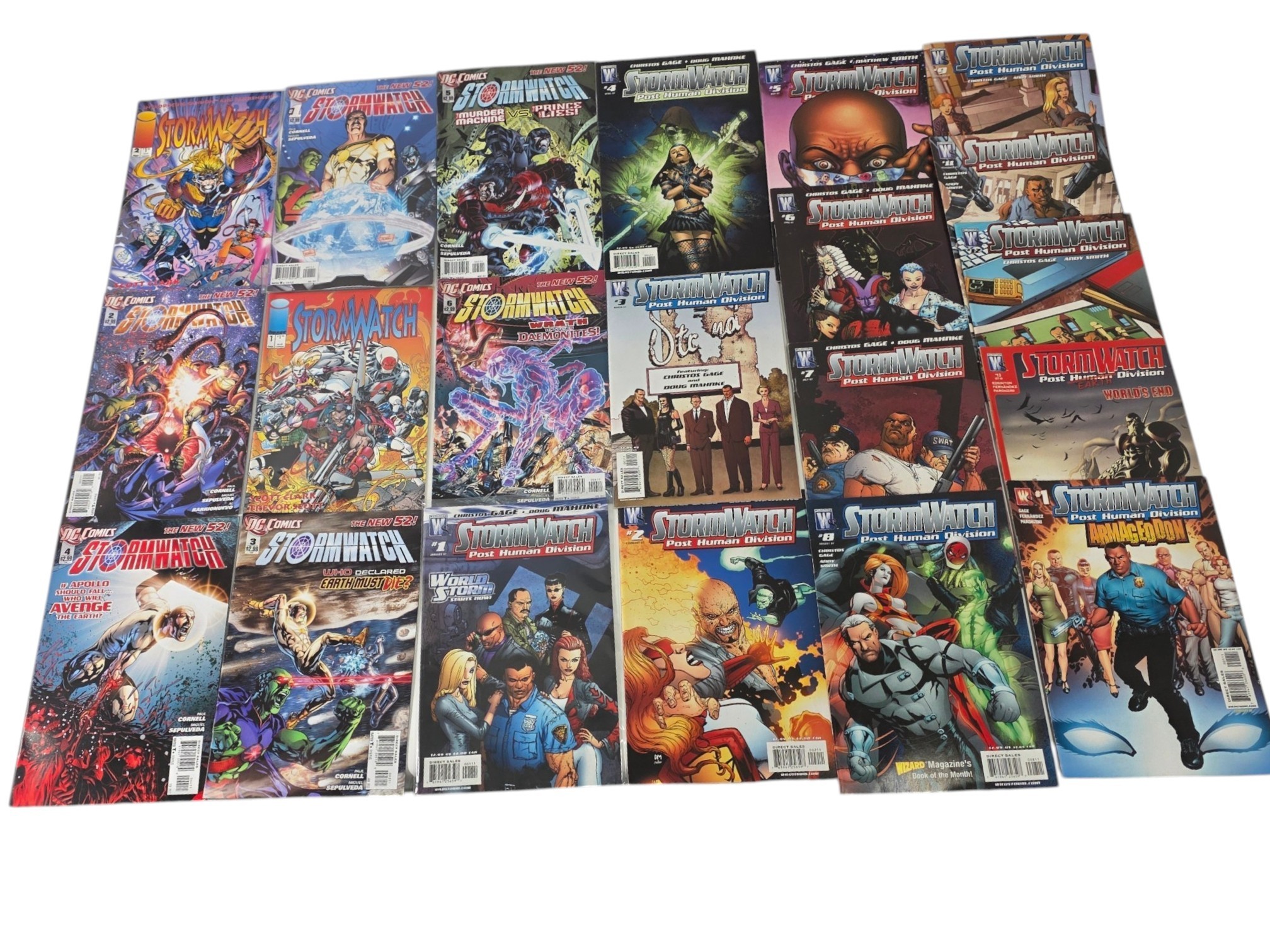 Lot of 21 StormWatch Comics - New 52 #1-6, Post Human Division #1-9, #11-13 & More
