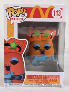 Funko Pop Ad Icons McDonalds Rockstar McNugget #113 Vinyl Figure in Box