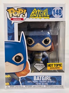 Funko Pop Heroes Batgirl #148 Diamond Collection Hot Topic Exclusive