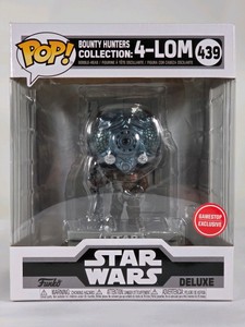 Funko Pop Star Wars Deluxe 4-LOM #439 Bounty Hunters Collection GameStop Exclusive