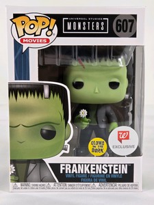 Funko Pop Movies Universal Monsters Frankenstein #607 Walgreens Exclusive Glow in the Dark