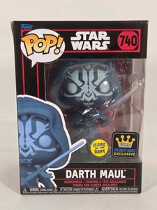 Funko Pop Star Wars Darth Maul #740 Glow in the Dark Exclusive Vinyl Figure