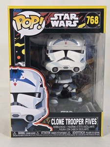Funko Pop Star Wars Clone Trooper Fives #768 Retro Vinyl Figure