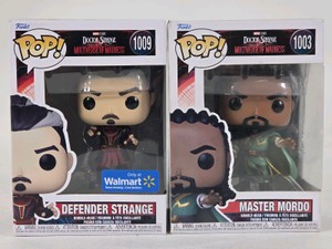Lot of 2 Funko Pop Marvel Doctor Strange - Defender Strange #1009 Walmart Exclusive & Master Mordo #1003