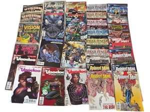 34-PC DC Marvel Comic Lot Animal Man #1-8 Voodoo #1-6 Aquaman #1-4 Birds of Prey
