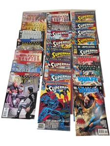 24-PC DC Superman Comic Lot World of New Krypton Man of Steel War of Supermen #1-4