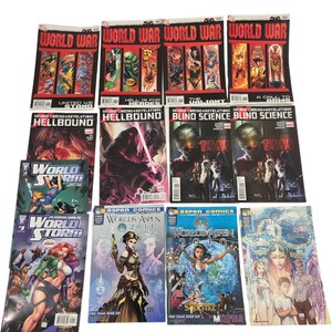 Lot of 13 DC Marvel WildStorm & Aspen Comics  World War III, Hellbound, Blind Science