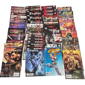 Lot of 42 Marvel X-Force Comics  #1-28, Messiah War, Necrosha, Shatterstar & X-Infernus