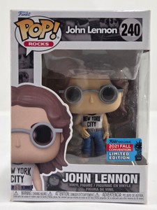 Funko Pop Rocks John Lennon #240 2021 Fall Convention Limited Edition