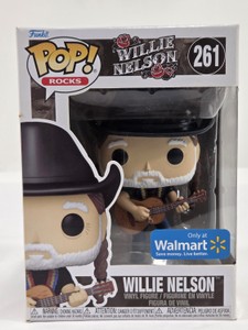 Funko Pop Rocks Willie Nelson #261 Walmart Exclusive Vinyl Figure