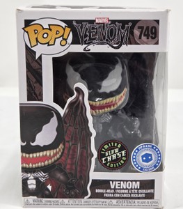 Funko Pop Marvel Venom #749 Glow Chase Pop In A Box Exclusive Bobble-Head