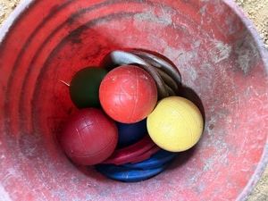 Bocce Ball and Horseshoe Yard Games