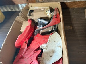 Honda CRF 20 Dirt Bike Parts - Fenders, Seat, Air Box, Carburetor, Rear Shocks