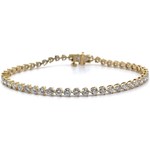 Sparkling 5 Carat Diamond Tennis Bracelet in 14k Yellow Gold; $7,999 Retail *VIDEO*