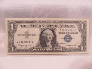 1957B Washington Silver Certificate