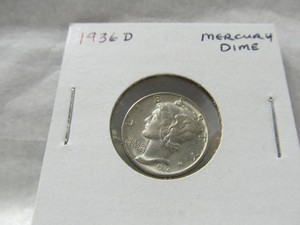 1936D Mercury Dime