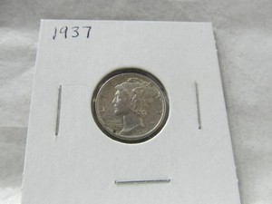 1937 Mercury Dime