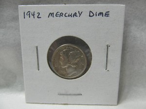 1942 Mercury Dime