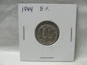 1944  E.Fine Mercury Dime