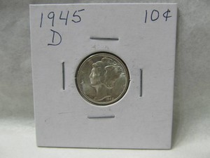 1945D Mercury Dime