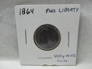 1864 Full Liberty Indian Head Penny
