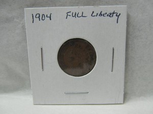 1904 Full Liberty Indian Head Penny