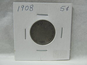 1908 Liberty Head V Nickel