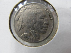 1937D Buffalo Nickel VF