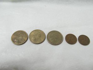 Sacajawea Dollars & 1950s Pennies