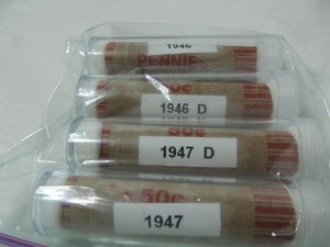 1940s Rolls of Wheat Pennies