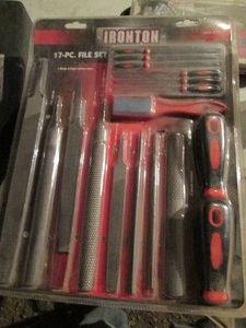 17pc Ironton metal file set with antifreeze coolant tester