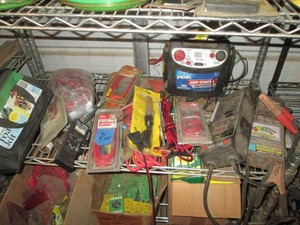 Battery testers, jump-starter, battery cables and related supplies