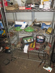 4-tier wire rack shelf (no content)