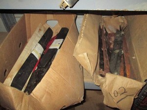 Variety of preowned lawnmower replacement blades