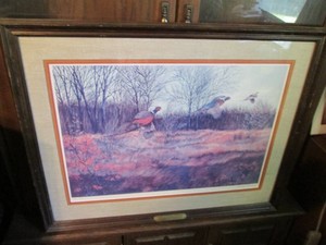 Autumn Wings framed, signed and numbered print by D. Blakney