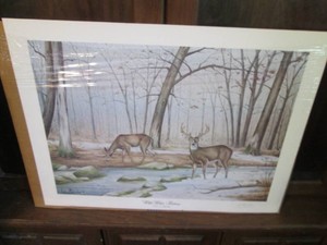 White Water Bottoms non-framed, signed and numbered print by framed, signed and numbered print by Carl J. Melichar