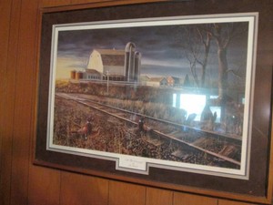 At the Crossing framed, signed and numbered print by Jim Hansel