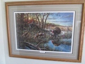 The Challenge framed, signed and numbered print by Jim Hansel