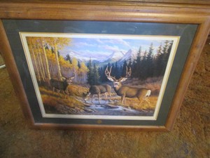 Sweet Water Meadow framed, signed and numbered print by Brent R. Todd with National Wildlife Federation Seal
