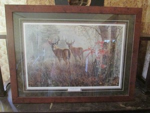 Double Vision framed, signed and numbered print by Jim Hansel