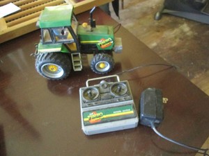 The Turbo Trac-990 Remote control tractor will require cord repair before use
