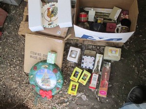 Vintage glass and collectible decor