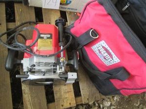 Tough test plunge router with tool bag l