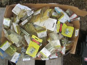 Bulk lot of assorted fasteners and hardware